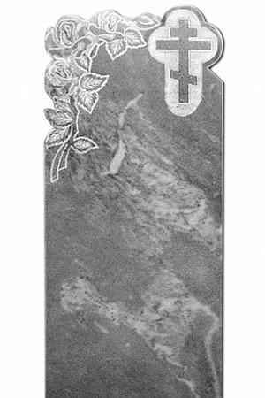 Букет роз с крестом